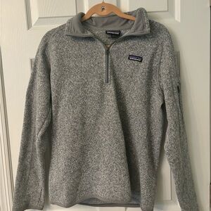 Women’s gray patagonia quarter zip